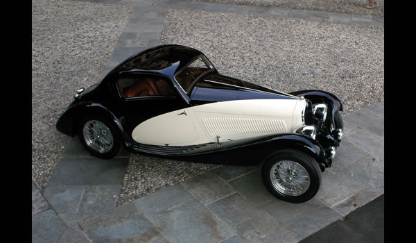 Alfa Romeo 6C 1750 GS 6th Series 1933 by Figoni upside viw